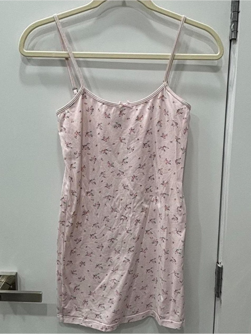 Frankie’s Bikinis Pink Floral Dress Camisole